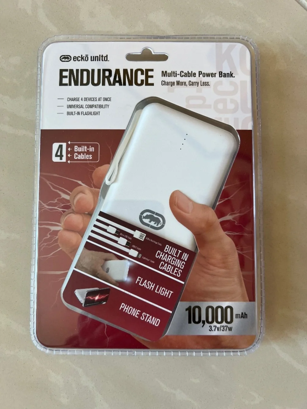 #2910 Eckō Unltd. Endurance Multi-Cable Power Bank